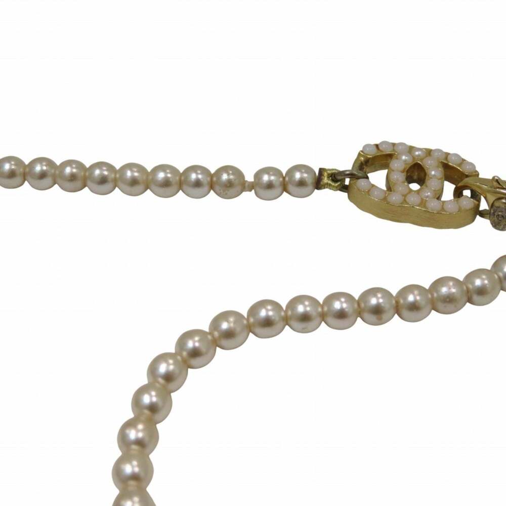 CHANEL Gold Pearl Necklace - Picture 9 of 9